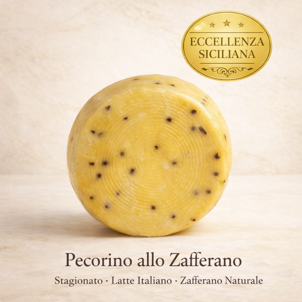 Pecorino mit sizilianischem Safran