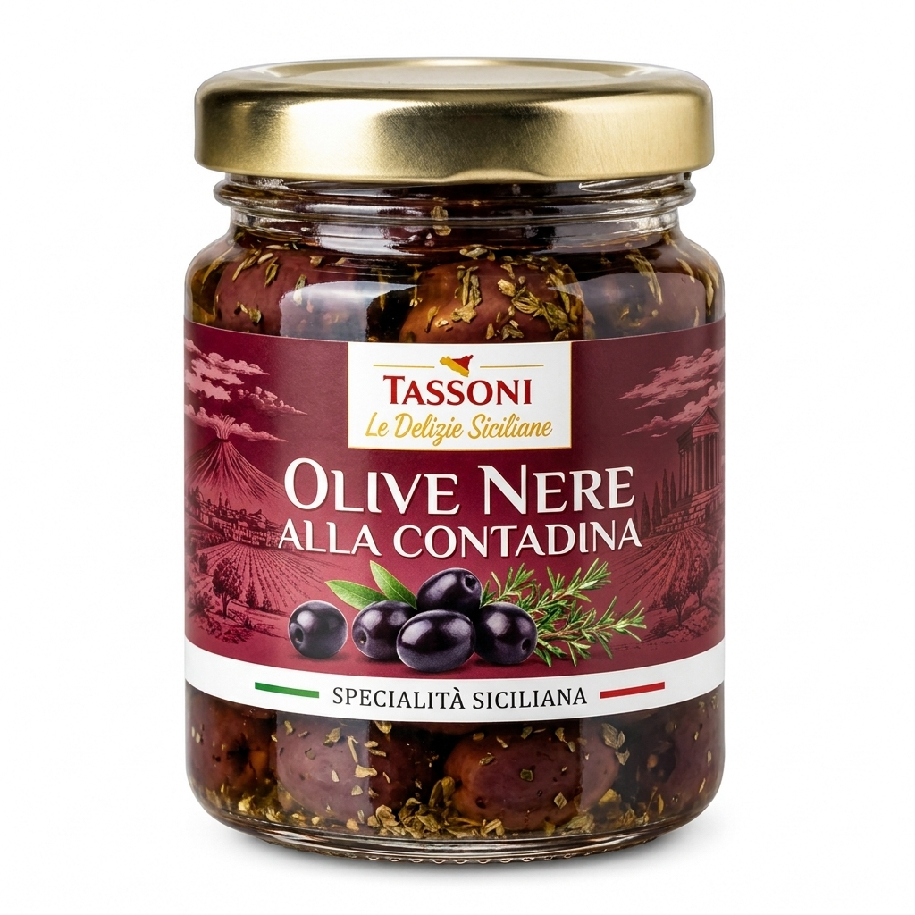 Olive Nere alla Contadina – Specialità Siciliana