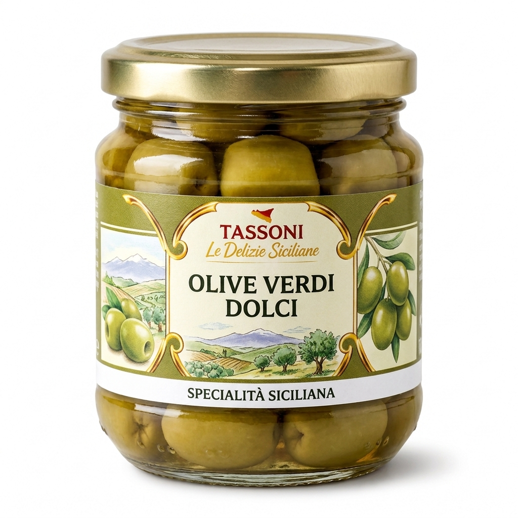 Olive Verdi Dolci – Specialità Siciliana
