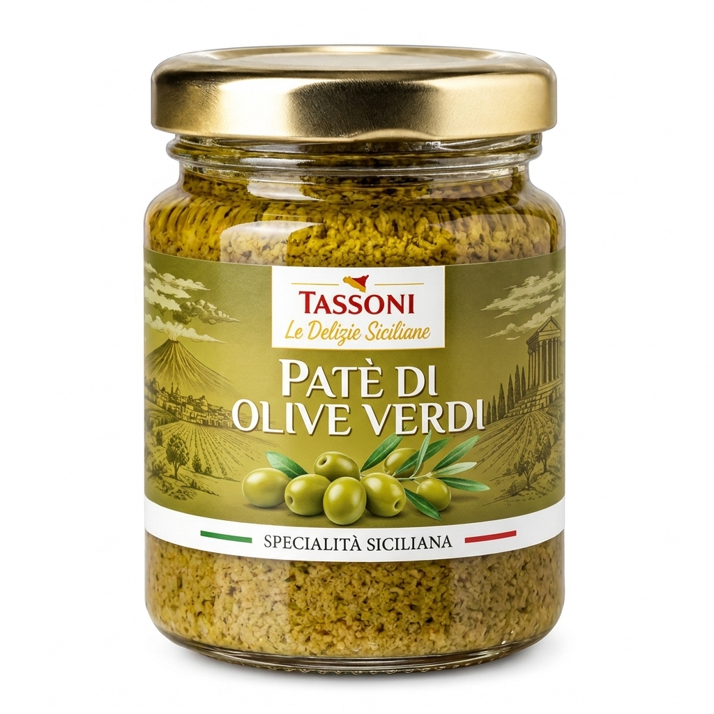 Patè di Olive Verdi – Specialità Siciliana