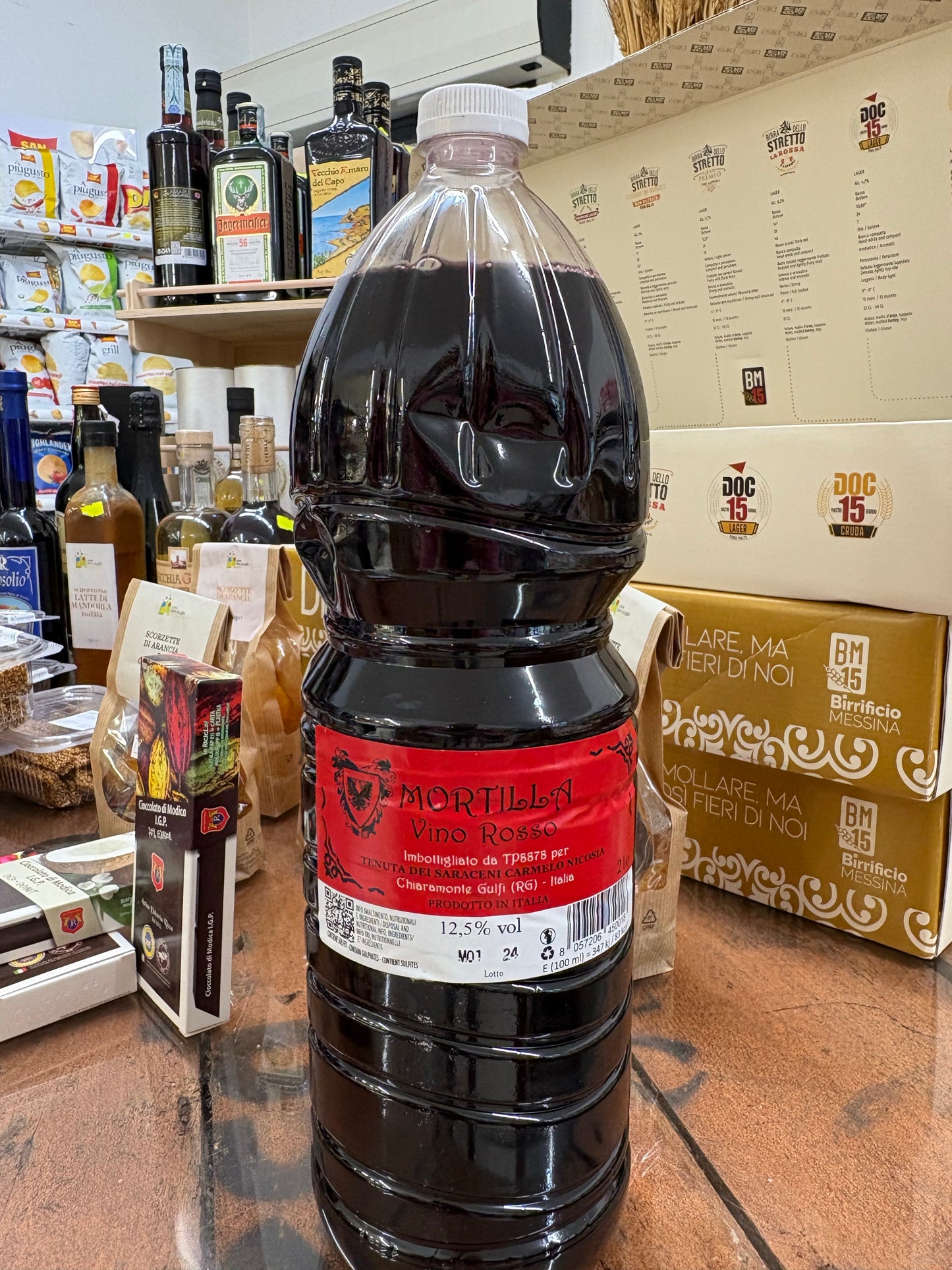 Mortilla – Vino Rosso di Chiaramonte Gulfi (12,5%)