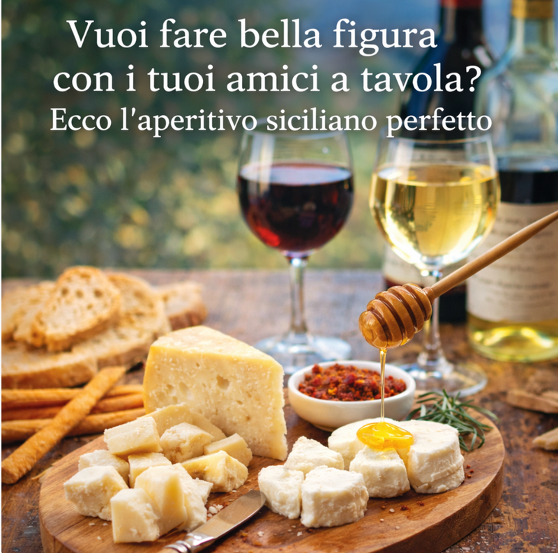 Aperitivo Siciliano Perfetto: Formaggi, Capuliato e Vino