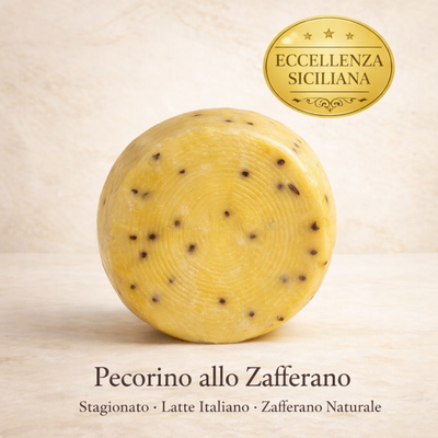 Pecorino allo zafferano siciliano