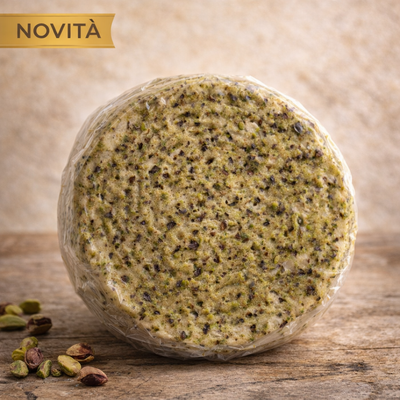 Formaggio di Pecora al Pistacchio – Artigianale Affinato in Olio d’Oliva