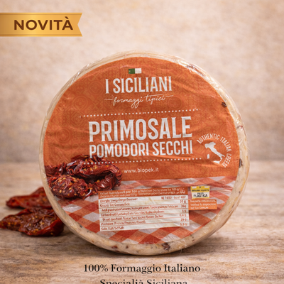 Primosale ai Pomodori Secchi I Siciliani – Formaggio Tipico Siciliano