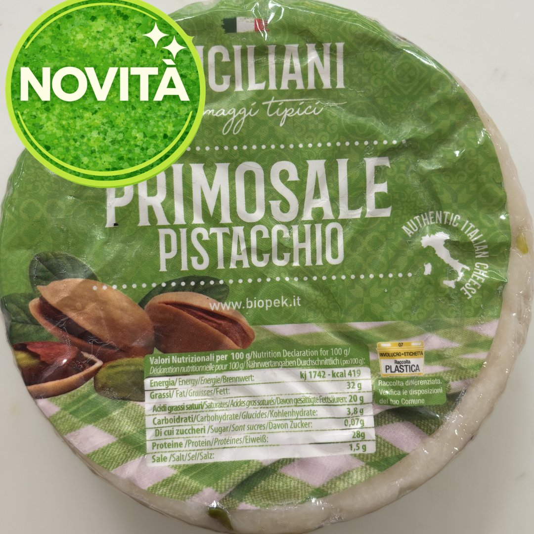 Pecorino Primosale al Pistacchio Siciliano