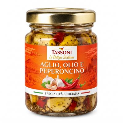 Knoblauch, Öl und Chili – Sizilianische Spezialität